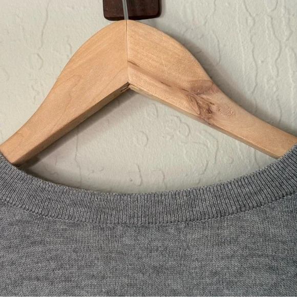 SUNDANCE Afterlight Gray Embroidered Cardigan Merino Wool Cotton Embellished SM - Picture 10 of 16